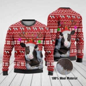 Cows So Cute Christmas Ugly Sweater