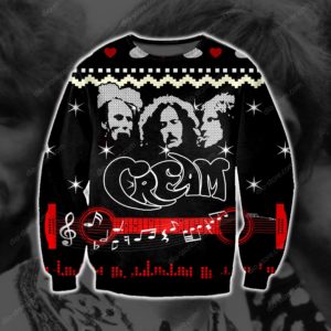 Cream Band Christmas Ugly Sweater