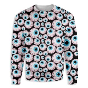 Creepy Eyeballs Halloween Christmas Ugly Sweater