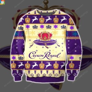 Crown Royal Whiskey Gifts Christmas Ugly Sweater