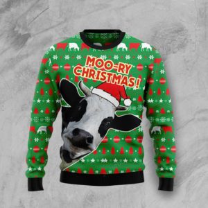 Cute Cow Christmas Ugly Sweater