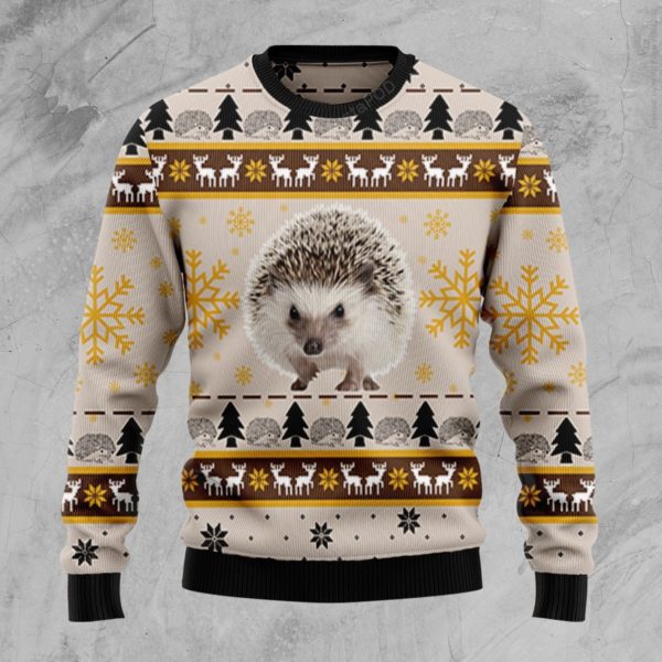 Cute Hedgehog Christmas Ugly Sweater