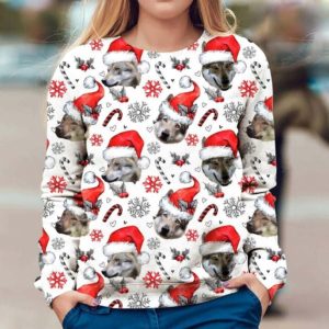 Czechoslovakian Wolfdog Christmas Ugly Sweater