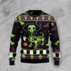 Dachshund Pumpkin Christmas Ugly Sweater
