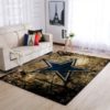 Cleveland Browns Skyline NFL Team Home Field NFL Living Room Carpet Rug Home Decor