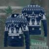 Dallas Cowboys Symbol Wearing Santa Christmas Ugly Sweater