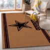Dallas Cowboys Brown Logo NFL Living Room Carpet Rug Home Decor