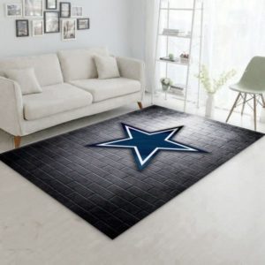 Dallas Cowboys Logo NFL Living Room Carpet Rug Home Decor