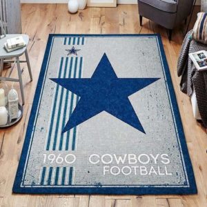 Dallas Cowboys Logo NFT Gifts Living Room Carpet Rug Home Decor