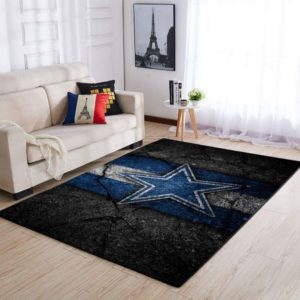Dallas Cowboys Logo Team Gifts Living Room Carpet Rug Home Decor