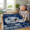 Dallas Cowboys NFL Team Home Field NFL Living Room Carpet Rug Home Decor