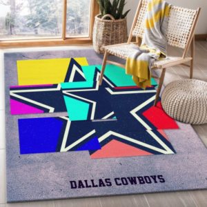 Dallas Cowboys NFL Living Room Carpet Rug Home Decor