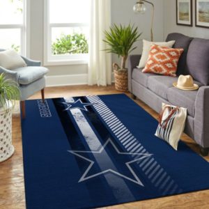 Dallas Cowboys NFL Team Logo Nice Gift Living Room Carpet Rug Home Decor