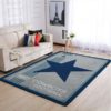 Dallas Cowboys NFL With Flag USA Living Room Carpet Rug Home Decor