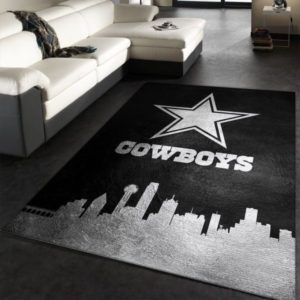 Dallas Cowboys NFL Team Logos Living Room Carpet Rug Home Decor
