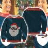 Dallas Cowboys Symbol Wearing Santa Christmas Ugly Sweater