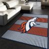 Denver Broncos American Football NFL Gifts Living Room Carpet Rug Home Decor