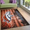 Denver Broncos NFL Team Logo Retro Style Nice Gift  Living Room Carpet Rug Home Deco230:253r