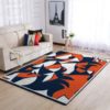 Denver Broncos NFL Team Logo Retro Style Nice Gift  Living Room Carpet Rug Home Deco230:253r