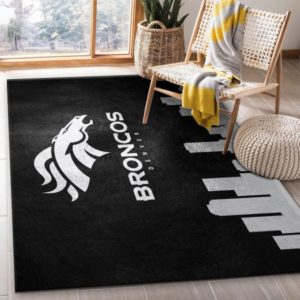 Denver Broncos Skyline NFL Gifts Living Room Carpet Rug Home Decor