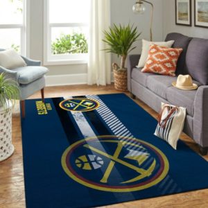 Denver Nuggets NBA Team Logo Nice Gift Living Room Carpet Rug Home Decor