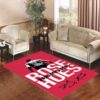 Mickey Mouse Disney Atlanta Hawks NBA With Flag American Living Room Carpet Rug Home Decor