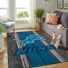 Detroit Lions NFL Team Logo Wooden Style Nice Gift Living Room Carpet Rug Home Decor