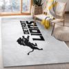Detroit Lions Silver NFL Living Room Carpet Rug Home Decor