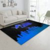 Denver Broncos Silver NFL Gifts Living Room Carpet Rug Home Decor