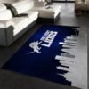 Detroit Lions Skyline NFL Team Logos Living Room Carpet Rug Home Decor