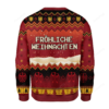 Eagle Pattern German Flag Christmas Ugly Sweater