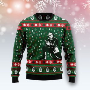 Firefighter Christmas Ugly Sweater