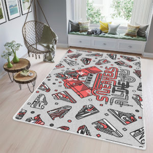 Foot Locker Sneaker Rug Home Decor