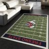Fresno State Bulldogs Team Logo Area Rug Living Room Rug Home US Decor