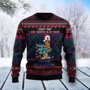 Funny Chicken Rooster Christmas Ugly Sweater