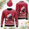 Funny Santa Arizona Cardinals Ho Ho Ho Christmas Ugly Sweater