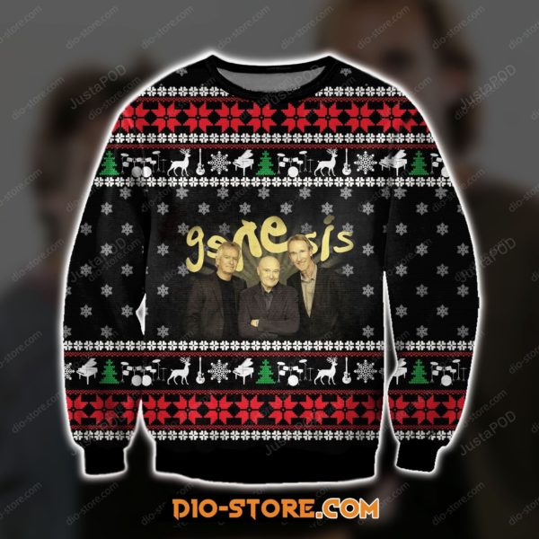 Genesis Rock Band Christmas Ugly Sweater