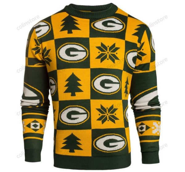Green Bay Packers Forever Collectibles Christmas Ugly  Sweater