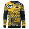 Personalized Green Bay Packers Chirstmas Ugly Sweater