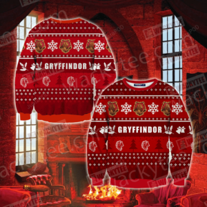 Gryffindor House Harry Potter Christmas Ugly Sweater