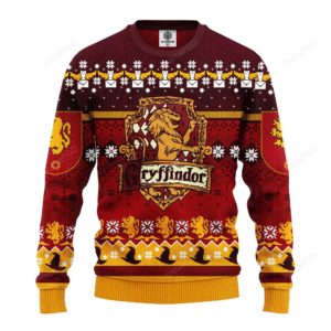 Gryffindor Xmas Harry Potter Christmas Ugly Sweater