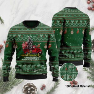 Hallmark Christmas Movie Watching Shirt Christmas Ugly Sweater