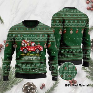 Hallmark Christmas Movie Watching Shirt Gifts Christmas Ugly Sweater