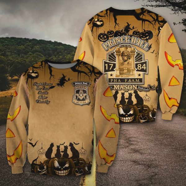 Halloween Prince Hall Freemasonry Christmas Ugly Sweater