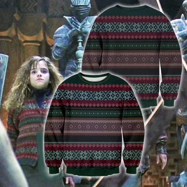 Harry Potter And The Philosopher’s Stone Hermione Christmas Ugly Sweater