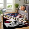 Detroit Lions Skyline NFL Living Room Carpet Rug Home Decor