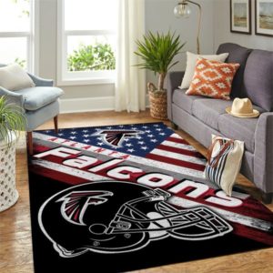 Helmets Atlanta Falcons NFL Living Room Carpet Rug Home Decor