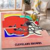 Fresno State Bulldogs Team Logo Area Rug Living Room Rug Home US Decor