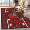 Illinois Fighting Illini Team Home Field NFL Living Room Carpet Rug Home Decor