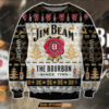 Jim Beam The Bourbon Since 1795 Christmas Ugly Sweater